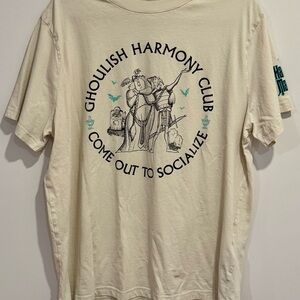 Disney Cream Ghoulish Harmony Club Tee XL